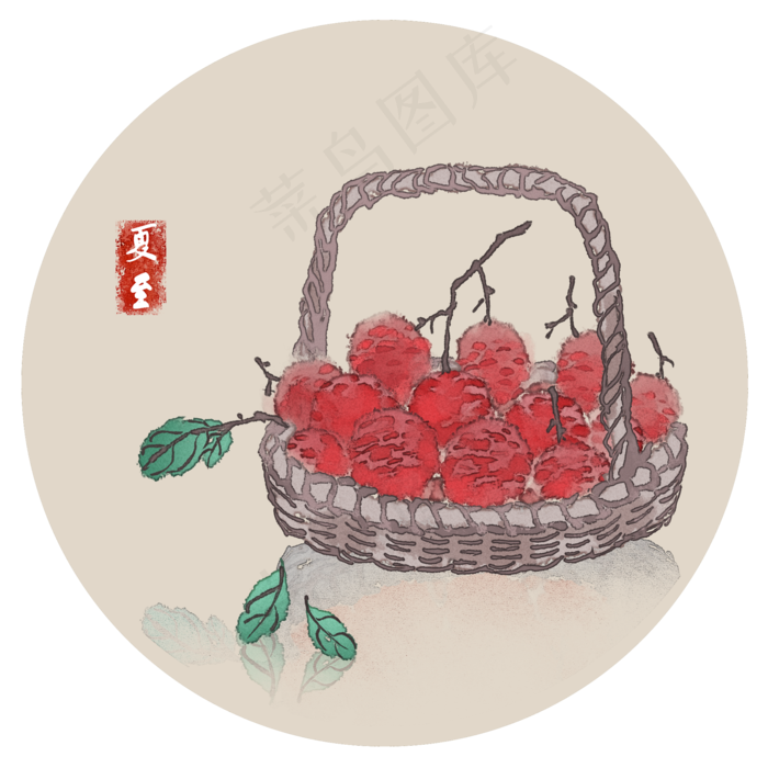 夏至荔枝24节气水果