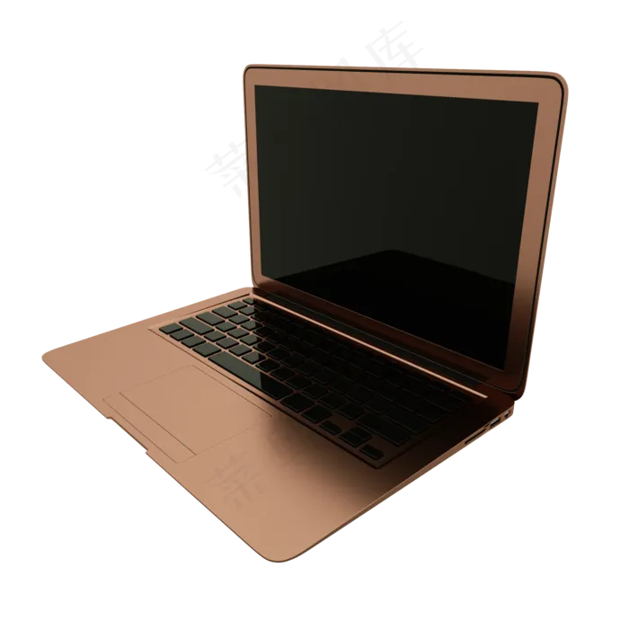 玫瑰金笔记本电脑(2000*2000px 300 dpi )