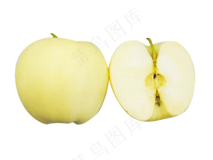 切开半个苹果