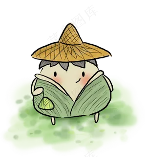 端午节可爱的卡通粽子