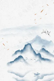 中国风水墨江山如画