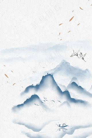 中国风水墨江山如画