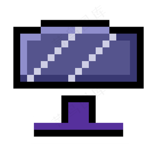 像素风格电脑图标