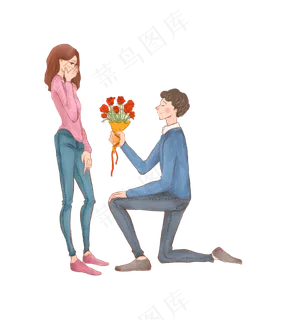 情人节七夕情侣送花