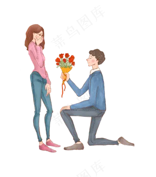 情人节七夕情侣送花