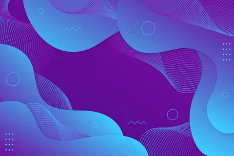 平面渐变线框背景