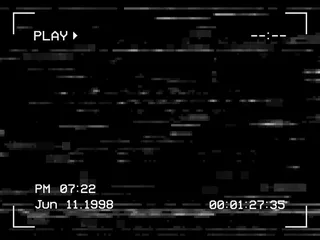 播放噪音和故障电视屏幕背景