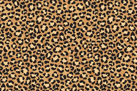 豹纹无缝图案。猎豹皮。动物印花。