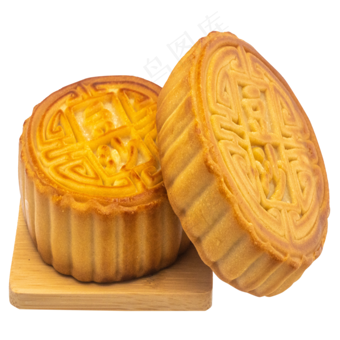 两个豆沙月饼(2000X2000(DPI:300))