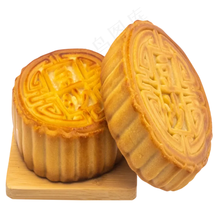 两个豆沙月饼(2000X2000(DPI:300))