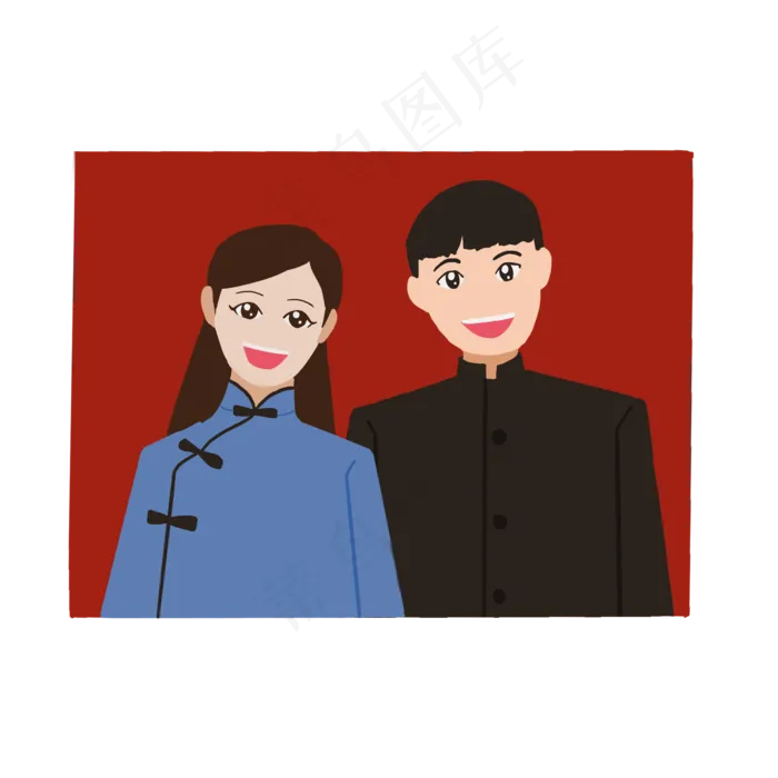 七夕领结婚证拍结婚照情侣