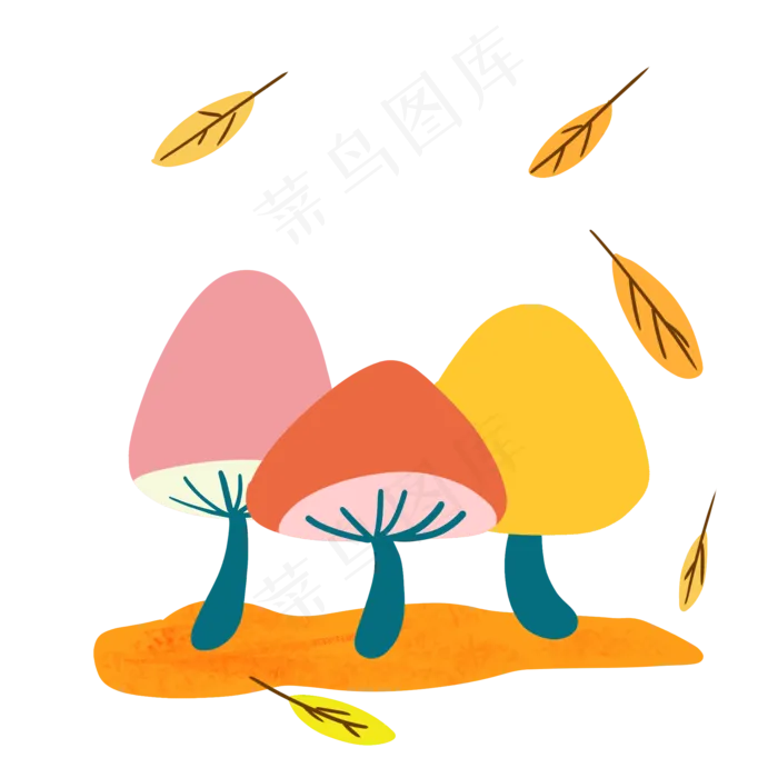 立秋树叶飘落(2000X2000(DPI:300))psd模版下载