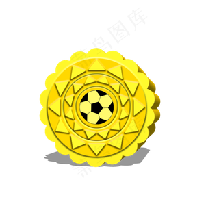 中秋节足球月饼可商用元素