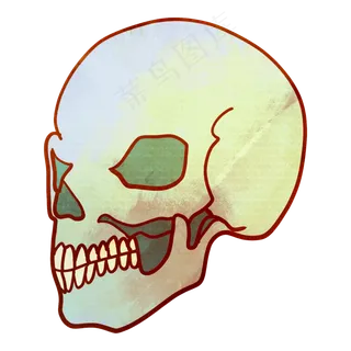 鬼节万圣节人体骷髅