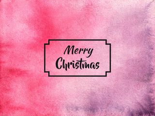 圣诞快乐水彩背景
