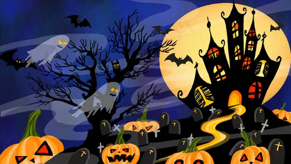 万圣节主题鬼怪狂欢 万圣节主题鬼怪狂欢