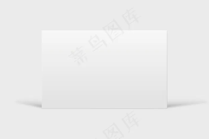 白色色调的空白名片模型样机eps,ai矢量模版下载