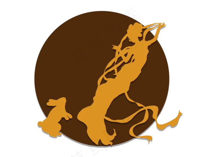 中秋节剪影(1890X1417(DPI:300))psd模版下载