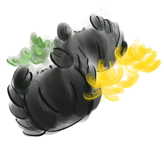 中秋节国画大杂蟹