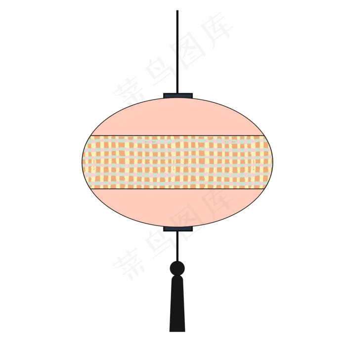 扁平化中秋灯笼可商用元素(1024X1369(DPI:300))ai矢量模版下载