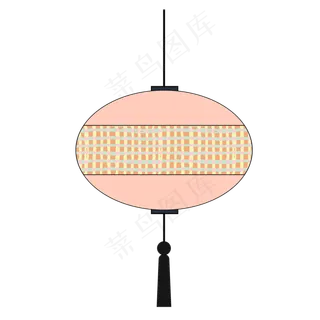 扁平化中秋灯笼可商用元素
