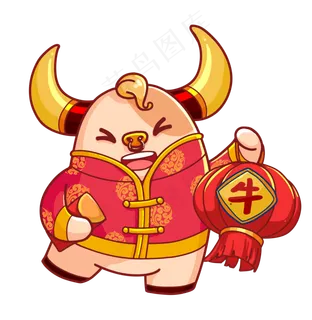 2021新年金牛恭贺新禧