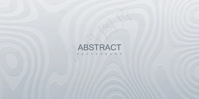具有地形波浪图案的抽象白色背景 具有地形波浪图案的抽象白色背景