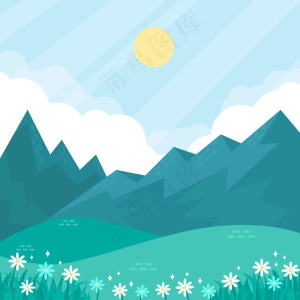 春暖花开，山清水秀