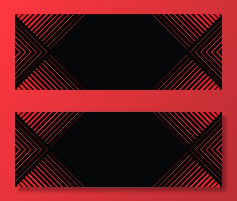 黑色星期五促销季几何三角banner(1920*700px 	       )psd模版下载