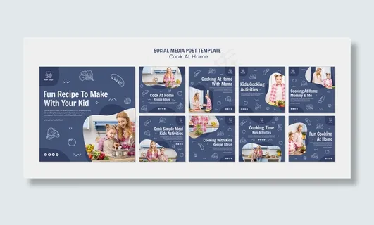 在家做饭社交媒体帖子
