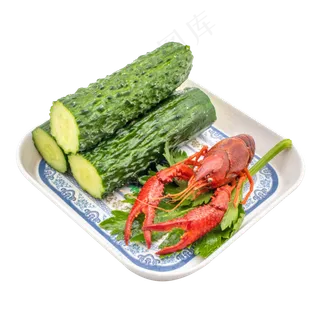 餐饮黄瓜和龙虾 餐饮黄瓜和龙虾