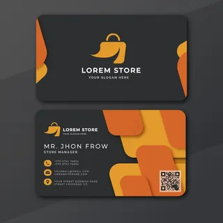 现代店长销售名片