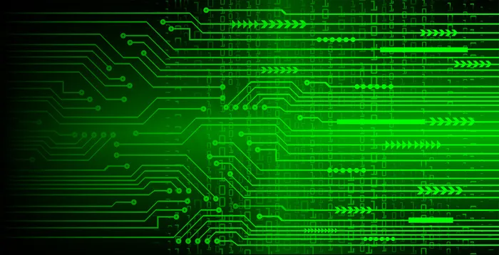 绿色网络电路未来技术概念背景eps,ai矢量模版下载