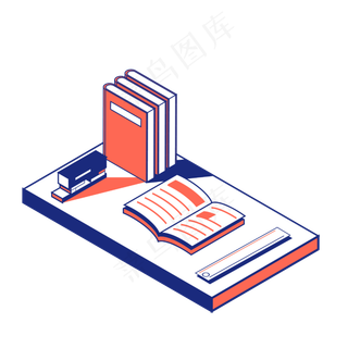 学习课桌课本笔记本