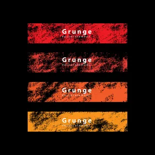 彩色垃圾标签横幅banner