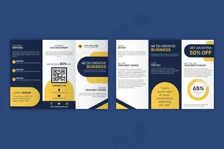 三折页小册子模板主题