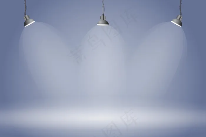 聚光灯背景深蓝色工作室eps,ai矢量模版下载