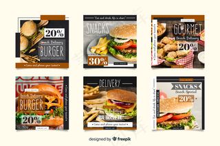 带照片的烹饪模板集