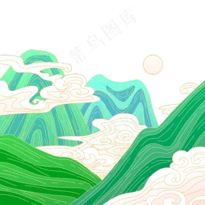 中式国潮海浪