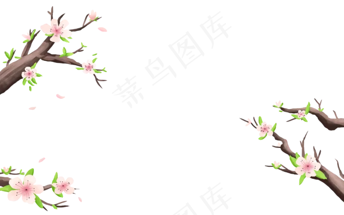 梅花花朵(3000X1871(DPI:96))psd模版下载