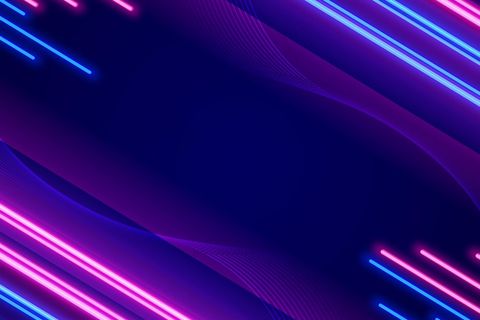 彩色背景的霓虹灯设计