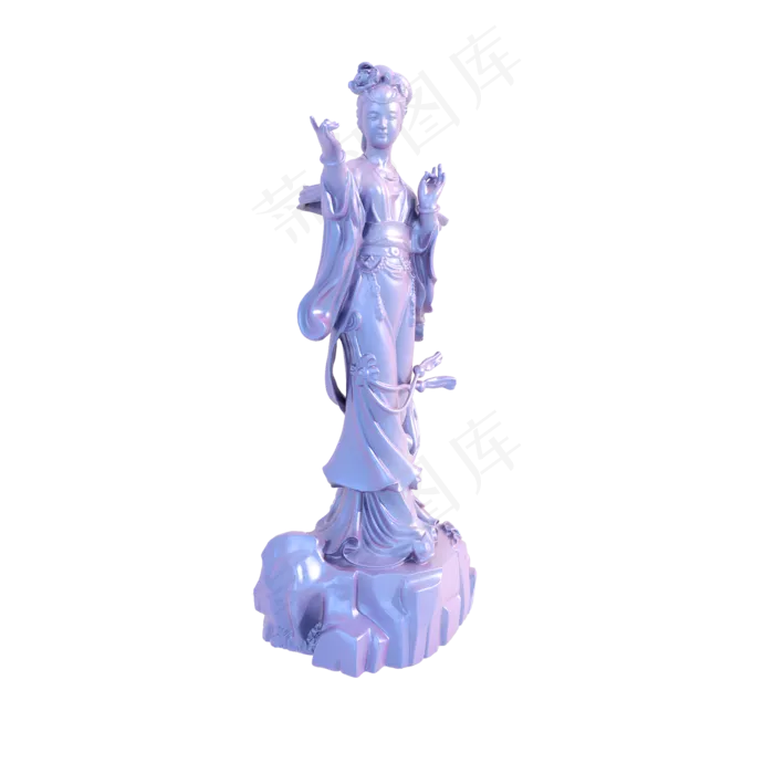 立体嫦娥png图(2000X2000(DPI:300))psd模版下载