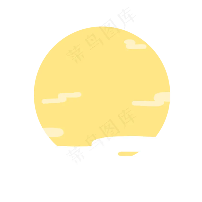 中秋圆月月亮素材(2048X2048(DPI:132))psd模版下载