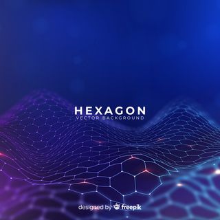 未来六角网背景