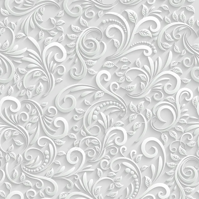 矢量花卉3d无缝图案背景。圣诞节和请柬装饰eps,ai矢量模版下载