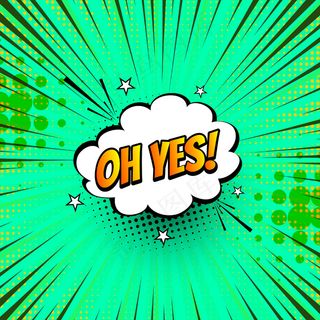 抽象多彩漫画背景设计