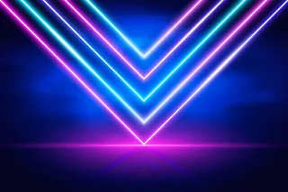 抽象霓虹灯背景概念