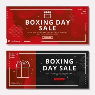 平面设计节礼日销售横幅banner模板