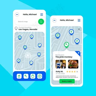 位置应用程序app模板包