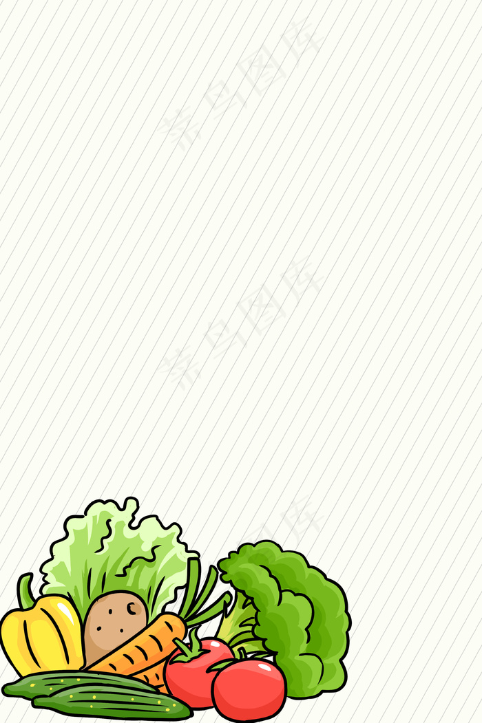淘宝天猫新鲜绿色蔬菜H5背景